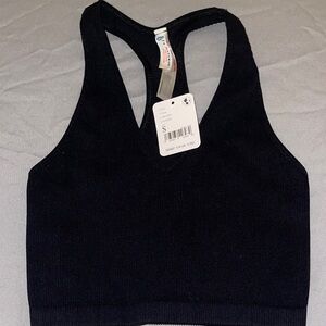 Brand new Women's Racerback Knit Bralette by FP Movement - Black
